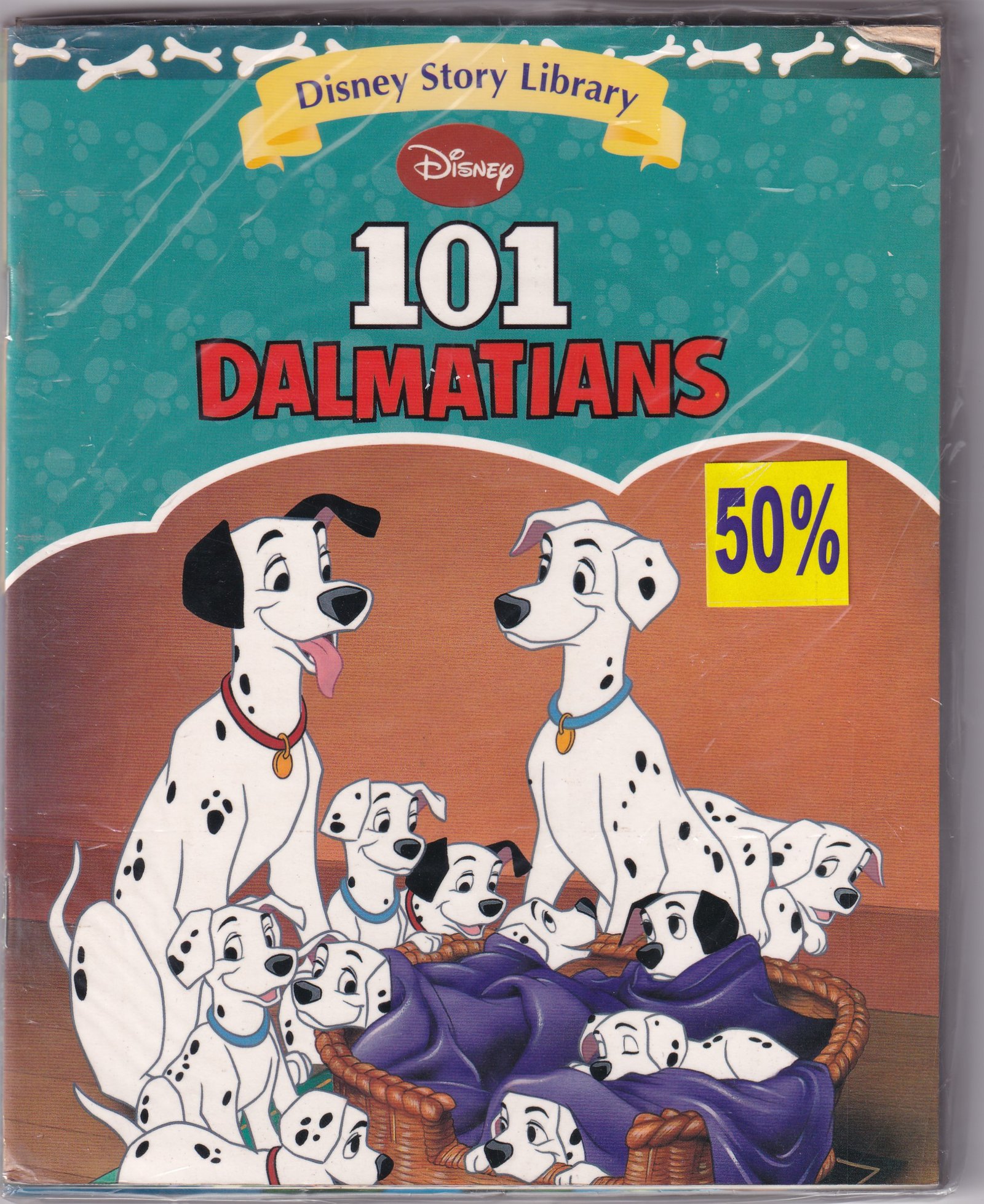 101 DALMATIANS -DISNEY STORY LIBRARY ( SET OF 4 BOOKS)