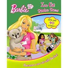 I can be barbie zo vet sticker scene