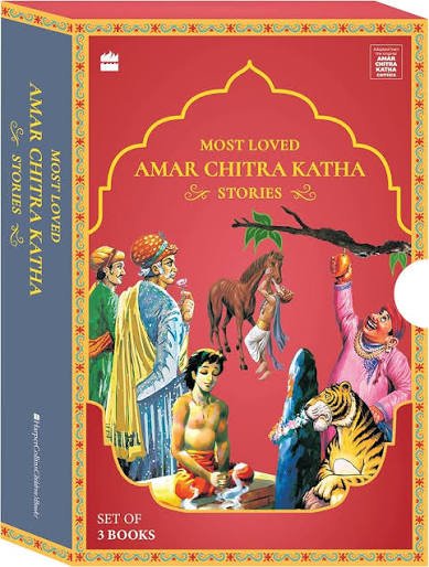 Most loved amar chitra katha stories set of 3 books