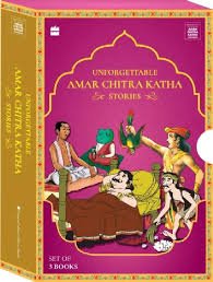 unforgettable amar chitra katha stories set of 3 books